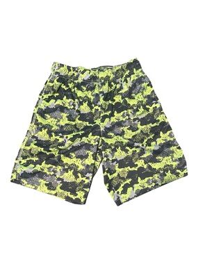 Boys Neon Camo Active Shorts